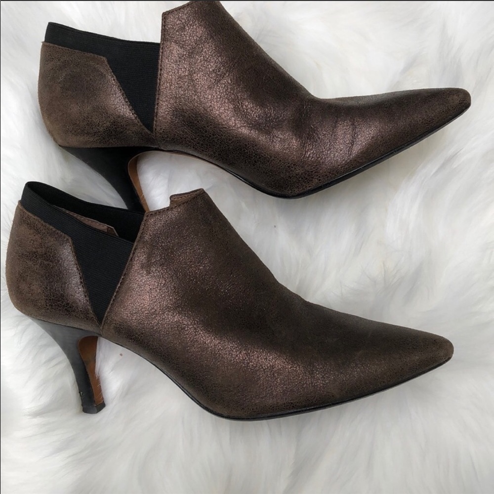 Bronze Donald J Pliner Booties